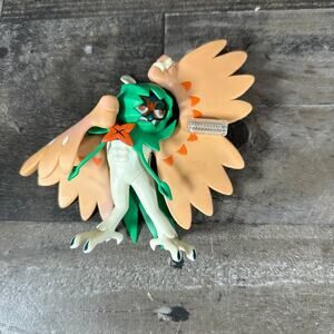 Decidueye Pokemon Battle Feature Figure 2018 4.5" Tall Nintendo (NO ARROWS)